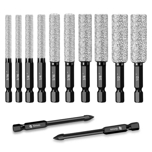 12x dry diamond - diamond, bits
