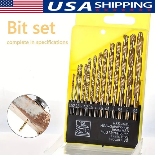 13pcs hss titanium coated - 13pcs,