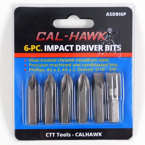 Impact driver bits - 6,
