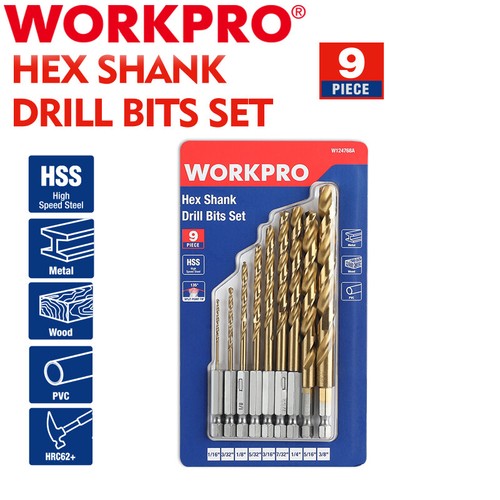 Workpro hex shank drill - workpro,