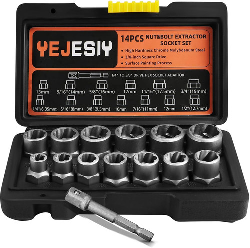 Bolt extractor kit 14pcs - kit,,